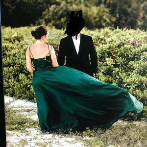 Emerald Green Gown